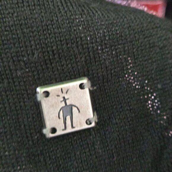 Smartwool Minturn Cowl Neck Sweater Black Merino Wool Size M - Picture 3 of 6